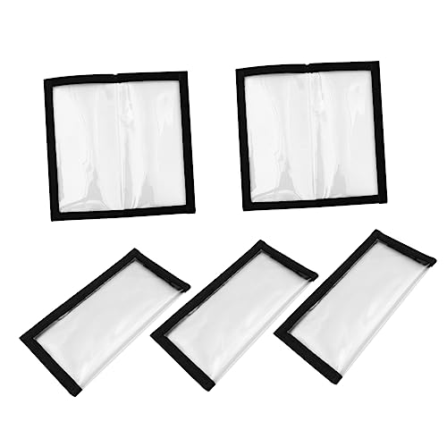 DECHOUS 5pcs Transparent Lure Wraps Durable Fishing Hook Covers Protects Baits from Tangling Puncture Resistant for Outdoor Fishing Activities