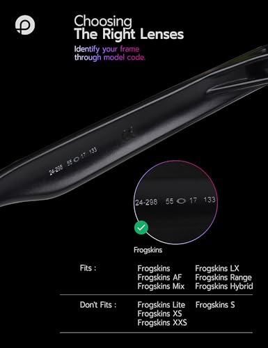 Image of Replacement Lenses for Oakley Frogskin OO9013 55mm Sunglass - Precision Fit, UV Block & Impact Resistant