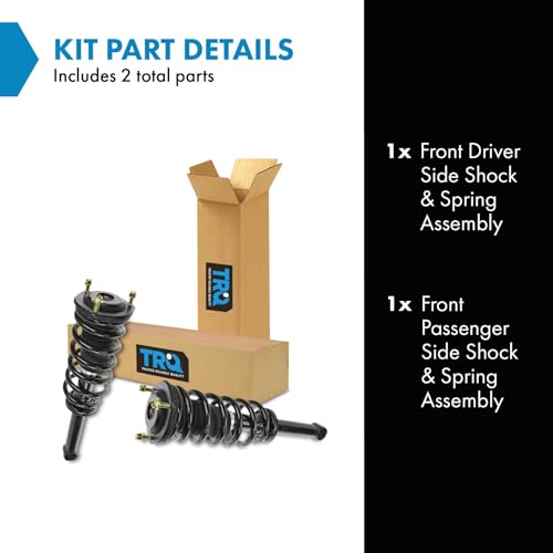Image of TRQ Shock & Spring Assembly Front Left & Right Pair Set of 2 for 90-00 Lexus LS400