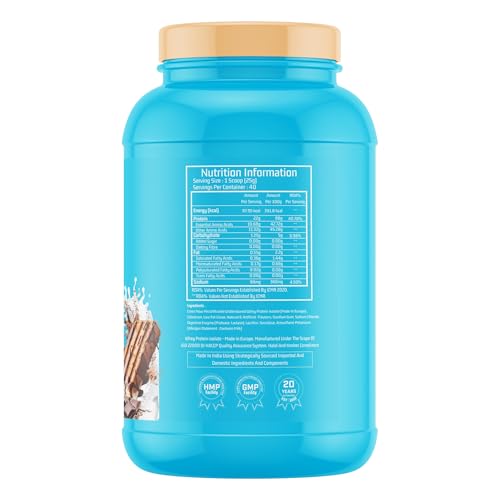 Image of Myfitness iWhey H2O | 88% Protein Per Serving | 100% Whey Protein Isolate | Added Colostrum | Added Digestive Enzymes | Whey Protein Powder (1kg (40 servings), Double Rich Chocolate)