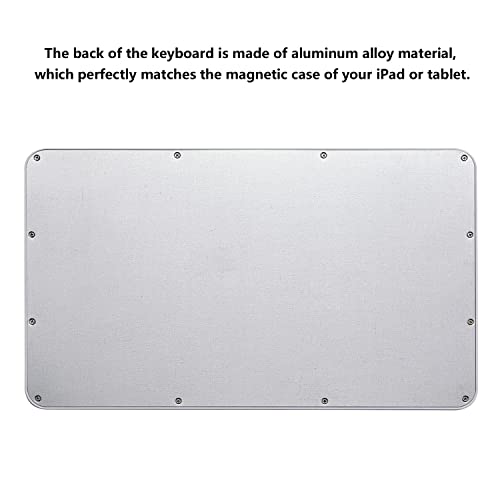 Ultra-Slim Rechargeable Bluetooth Keyboard Portable Compact Wireless Keyboard For Android Windows Samsung Galaxy Tab Tablet Smartphone Cell Phone Ios Iphone Ipad, Ipad Pro, Ipad Air, Ipad Mini (Green) #TOP6