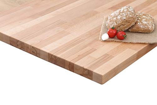 House of Worktops - OILED Solid Beech Worktops, Length: 1M to 4M, Thickness: 27mm and 40mm, Premium Solid Beech Timber Kitchen Worktops - Image 3