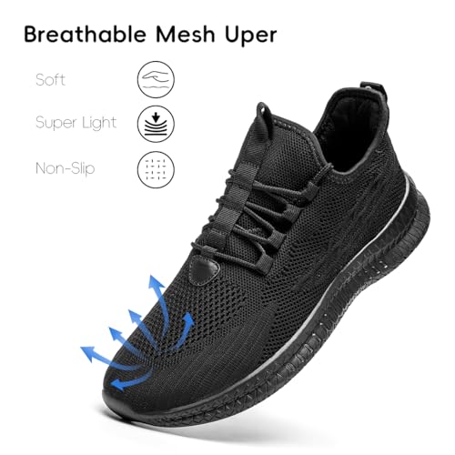 Women's Tennis Running Walking Shoes Slip on Casual Non Slip Athletic Workout Gym Sneakers Fashion Lightweight Breathable Mesh Jogging Work Sports Outdoor Shoe3
