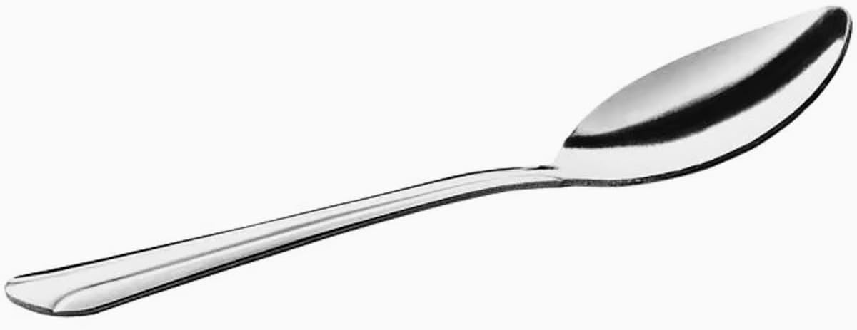 AME D'ESSENCE 4 Inch Sugar Spoon, Montelurra Pattern, 18/0 Stainless Steel, Bright Finish, Medium Weight, Dishwasher Safe, Pack of 144
