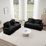 Confort optimal grâce à un rembourrage ergonomique : Les assises sont garnies de mousse haute densité qui épouse naturellement les courbes du corps, offrant un bon maintien même lors de longues périodes d’assise ou de relaxation. Le dossier incliné segmenté renforce ce confort, tandis que les coussins fournis peuvent être utilisés en appui lombaire ou cervical, selon vos besoins.