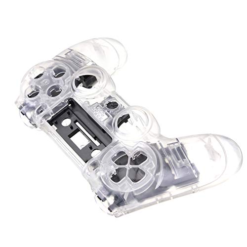 Leeofty Kit de concha transparente DIY Conjunto de caixa de proteção de cristal Substituição da alça