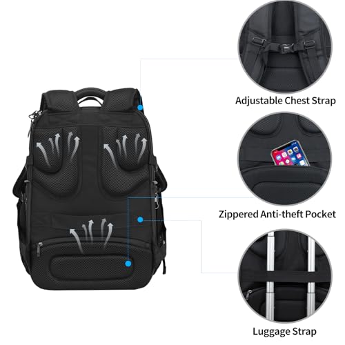 KROSER Hard Shell Travel Backpack