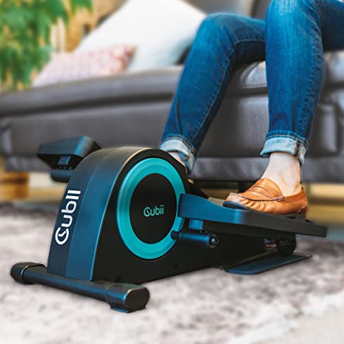 Cubii JR1, Under Desk Elliptical, Bike Pedal Exerciser, Seated Elliptical, Work from Home Fitness, Mini Elliptical Machines for Home Use, Exerciser for Seniors, Desk Exercise, Aqua… by Cubii - Image 2