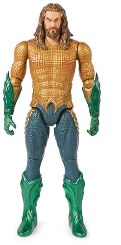 DC COMICS - AQUAMAN MUÑECO 30 CM - Figura Aquaman Articulada de 30 cm Coleccionable - 6065754 - Juguetes Niños 3 Años +