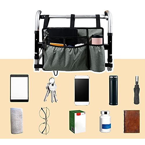 Gainty Bolsa de armazenamento de tecido Oxford com vários bolsos Bolsa de armazenamento para auxilia