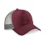 Burgundy / grey