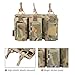EXCELLENT ELITE SPANKER Open-Top Single/Double/Triple Molle Mag Pouch for M4 M14 M16 AK AR Elastic Rifle Magazines for Pistol Mag Pouch(Multicam)
