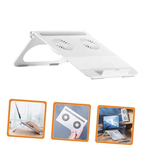 Base para laptop con ventiladores duales y soporte estable miniatura 7