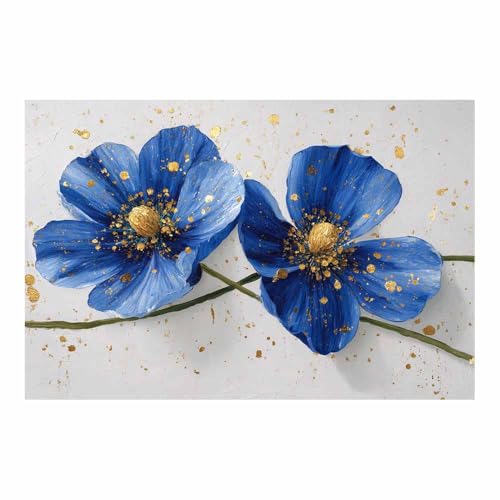 Tableau fleurs sur toile élégant pour une atmosphère douce et moderne