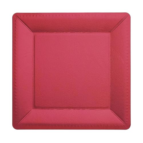 Platos cuadrados burgundy 13 pulg x 10 efavormart miniatura 7