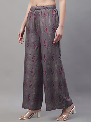 Image of Pistaa's Women's Regular Fit High Rise Palazzo