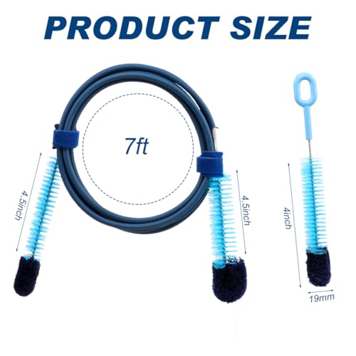 CPAP Schlauch Reinigungsbürste Doppelseitige Schlauchbürste CPAP Reinigungsset CPAP Schlauch und Maskenreinigungsbürste Geeignet für Alle CPAP Schlauchtypen