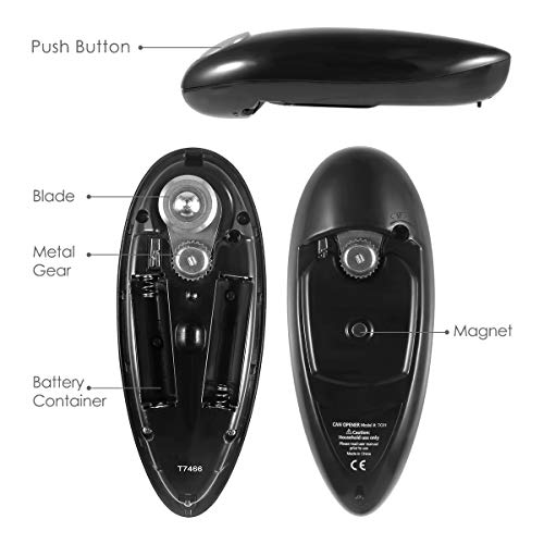 Electric Can Opener, Restaurant can Opener, Smooth Edge Automatic Electric Can Opener! Chef's Best Choice