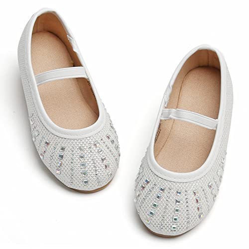 Image of GINFIVE Toddler Girls Dress Shoes Little Girls Mary Janes Ballerina Flats Shoes Toddler