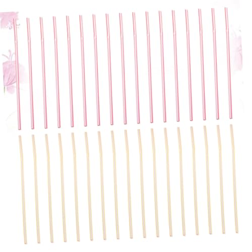 DOITOOL 600 pitillos flexibles descartables de plástico miniatura 7