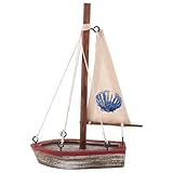 Emplacement flexible : ce voilier miniature s’intègre parfaitement aux décorations de style côtier dans les salons, les bureaux ou lors de fêtes, offrant d’innombrables possibilités de thèmes décoratifs. figurine de bateau en bois, modèle réduit de navire