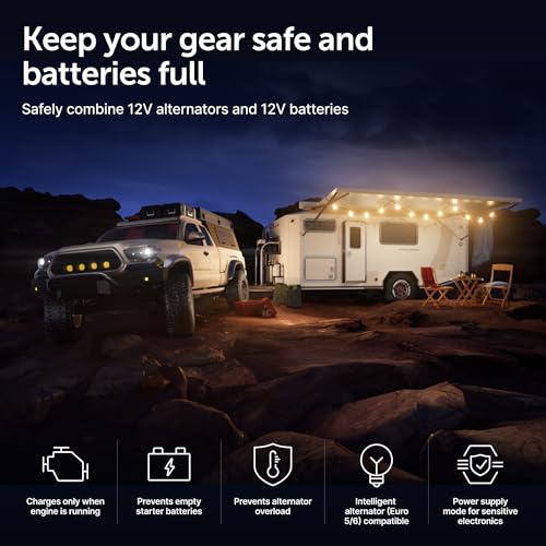 Victron Energy Orion XS Smart DC to DC Battery Charger 12/12 50A (700W) - IP65 Dustproof & Waterproof - Fully Configurable - Remote Manageable - Advanced Battery Protection