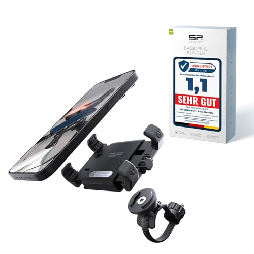 SP CONNECT Fahrrad-Handyhalterung | SPC+ | Universeller Handyhalter für Fahrradlenker | Motorradhandyhalterungen für alle Smartphone Handys wie iPhone Samsung | Mountainbike Rennrad Handy Halterung
