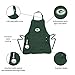 Team Sports America NFL Green Bay Packers Ultimate Grilling Apron | Bottle Opener and Insulated Beverage Holder | Heavy Duty Durable Cotton Canvas 300 GSM | Machine Washable | Adjustable Straps