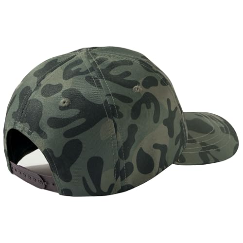 Image of Tactical Hat with Flag Patch Camo Military Army Hats Adjustable Trucker Baseball Cap Soft Top for Shooting