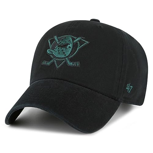 47 Brand Adjustable Cap - Clean Up Anaheim Ducks Black