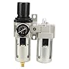 Luchtfilter,G1/2 Luchtbron Gasbehandeling Unit Filter Drukregelaar met Gauge