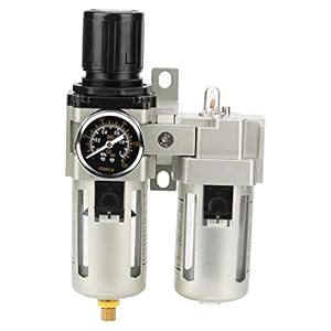 Luchtfilter,G1/2 Luchtbron Gasbehandeling Unit Filter Drukregelaar met Gauge