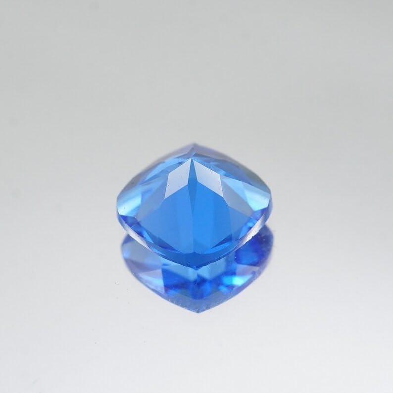 Saphir bleu pour fabriquer soi-même un pendentif unique 4mm - 3