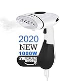 bügeln ✨【Effizient Wirkung】Das Gerät verfügt über 1000W leistung. Und der Damplätter hat schnelle Erhitzen, 35Sekunden Schnelle Erwärmung. Der abnehmbare 140ml Wassertank unterstützt 7 Minuten minütiger Nutzung garantiert. Ideal zum Bügeln und Desinfizieren.