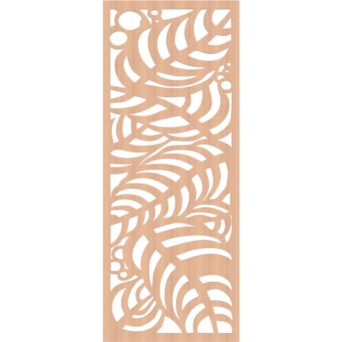 Image of 31 3 /8 inchW x 79 3 /8 inchH x 3 /8 inchT Mills Decorative Fretwork Wood Wall Panels, Alder