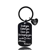 Girlfriend Boyfriend Valentines Day Gifts for Husband Wife I Love You Gifts for Her Husband Birthday Gift for Fiance Fiancee Romantic Keychain Gifts for Bride Groom Valentines Gifts for Mr Mrs