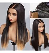 Farblick Magic Human Hair Wig that Can Change Colors Glueless Wigs Human Hair Pre Plucked Pre Cut...