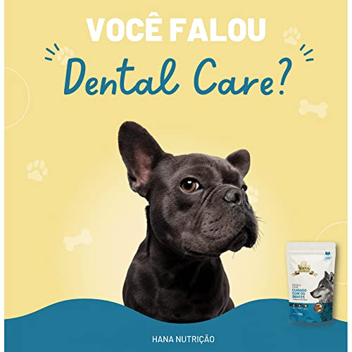 Kit 5 Snacks Hana Healthy Life Dental Care- Cuidado C/os Dentes- P/Cães Adultos- 100g