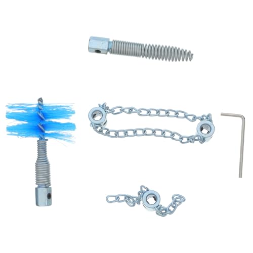 YARNOW Desatascador Equipo de Limpieza de Desagües de Alcantarillado con Resorte de Cadena Kit para Uso Profesional y Sanitario