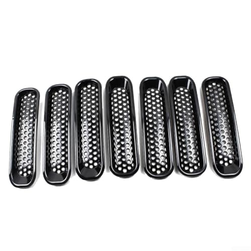 Rejilla delantera de coche para Jeep JK hecha de ABS resistente al desgaste