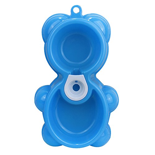 cosanter - comedero autom�tico de comida y Agua Potable para perros/gatos cachorros, doble Bol