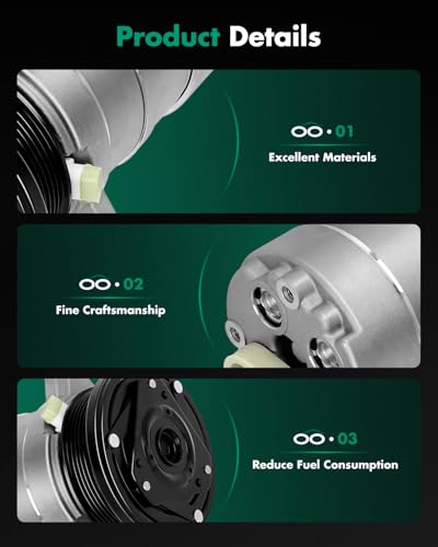 Image of SCITOO AC Compressor for Cadillac for 60 Special 4.9L 1993