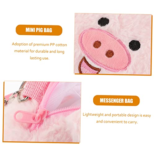 LIFKOME Cute Crossbody Pouch for Girls Pink Single-shoulder Bag for Daily Essentials Durable Storage Pouch for Cosmetics Phone and More2