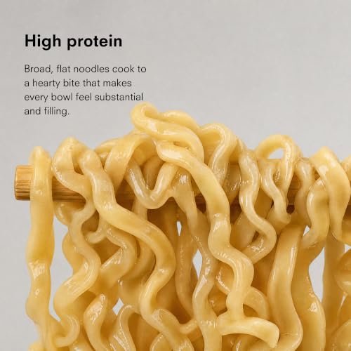 Image of Public Goods Ramen Noodles | Brothless Vegan & Vegetarian Instant Ramen | Healthy, High Protein Asian Noodle | Preservative Free | No Added MSG | Sesame Paste (10 Pack)