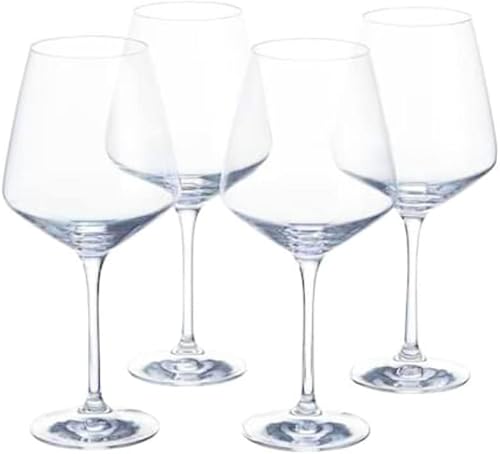 Miniatura 1 de s Collection Genoa - Juego de 6 copas de vino tinto sin plomo (26.5 onzas)