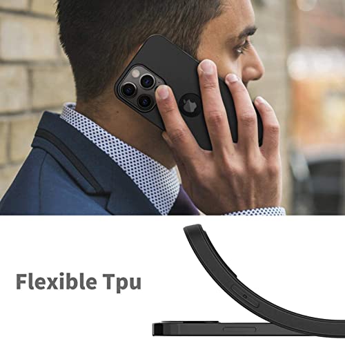 Image of Mobile Back Cover Case for iPhone 13 Pro (Silicone Case|CameraProtection|Black SC1510)