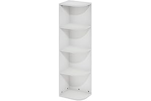Furinno Pasir 4 Tier Corner Shelf