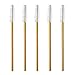 300 Pcs Disposable Mascara Wands Brushes Eyelash Extensions Eye Lash Wand Makeup Applicators Tool, Gold/White