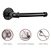Livabber Industrial Pipe Toilet Paper Holder - Vintage Style DIY Wall Mount Roll Tissue Towel Holder for Bathroom Living Room and Kitchen (9