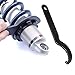 Sange 2Pcs 6.1" Universal Shock Absorber Pre Load Spanner Wrench Tool for Motorcycle ATV Snowmobile Dirt Bike Kawasaki Yamaha Honda (Black)